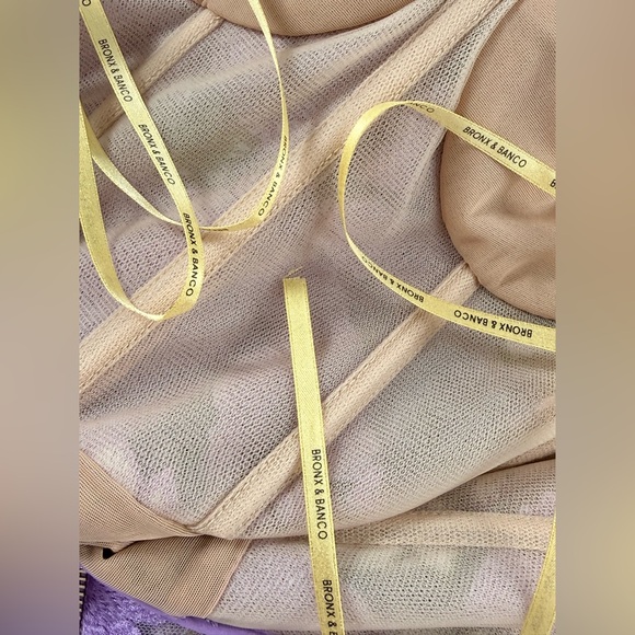 Bronx and Banco Dahlia Floral-Embellished Strapless Gown Size XS - Picture 15 of 16